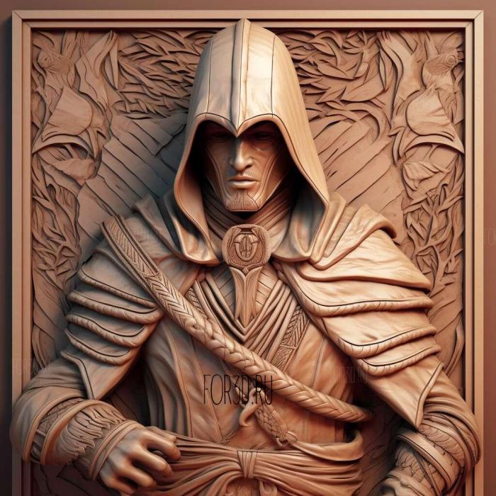 Ezio Auditore da Firenze Assassins Creed 2 2 stl model for CNC