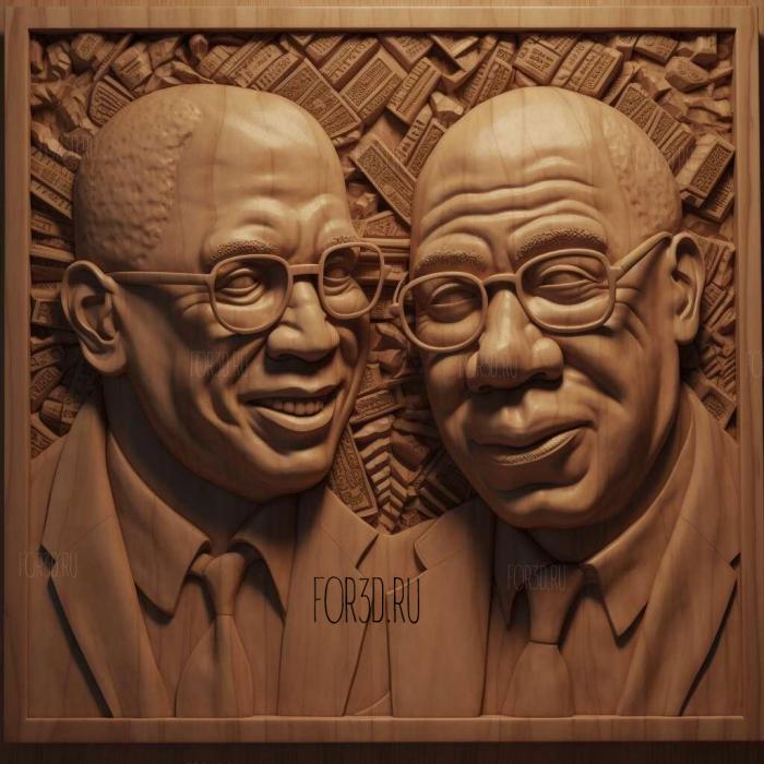 Key and Peele series 1 stl model for CNC