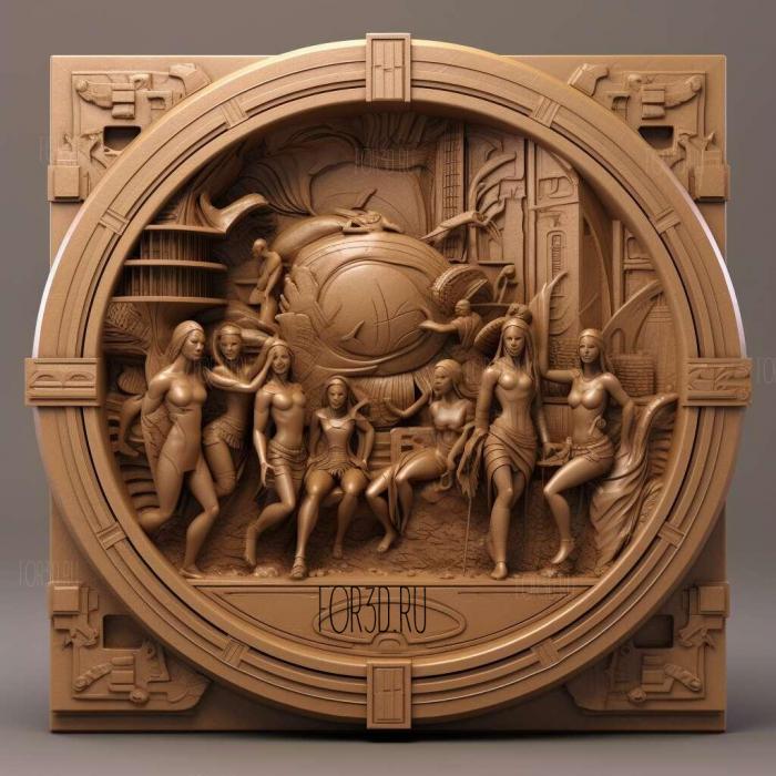 Runaways TV series 1 stl model for CNC