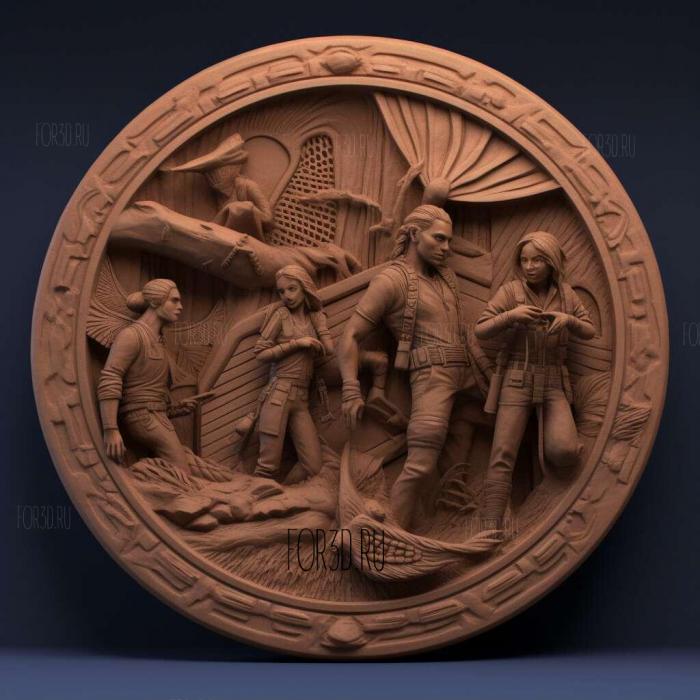 Runaways TV series 3 stl model for CNC