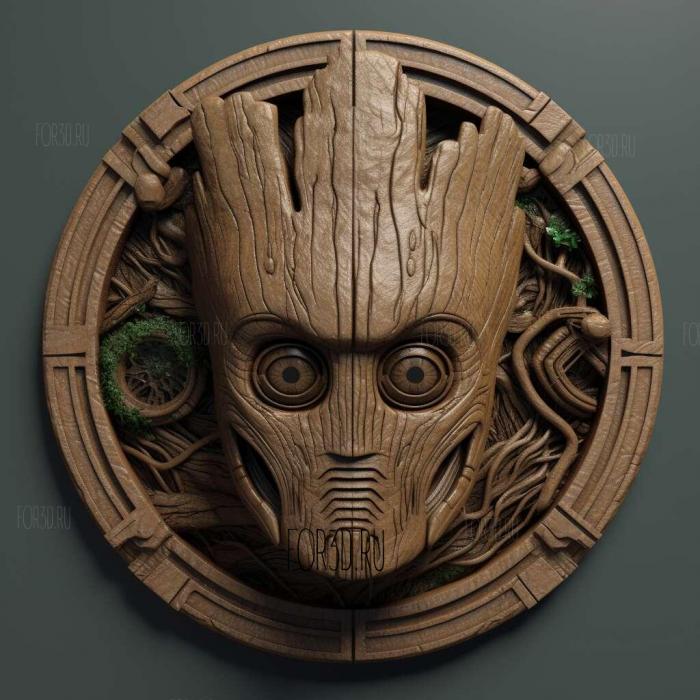 Guardians of the Galaxy movie 2 stl model for CNC