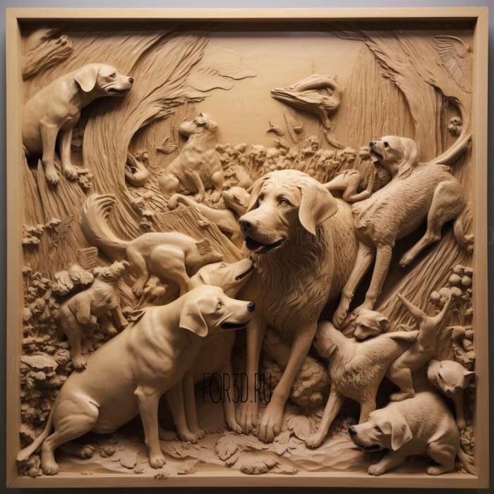 All Dogs Go to Heaven The Series series 1 stl model for CNC
