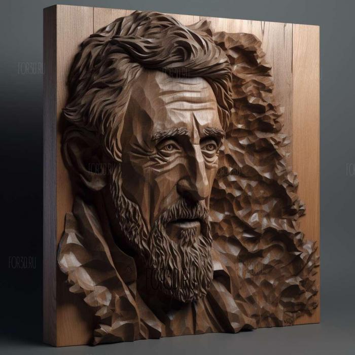 Frank Serpico Serpico Al Pacino 4 stl model for CNC