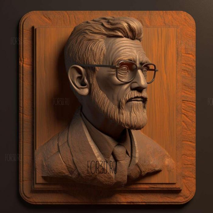 Gordon Freeman from Half Life 4 stl model for CNC