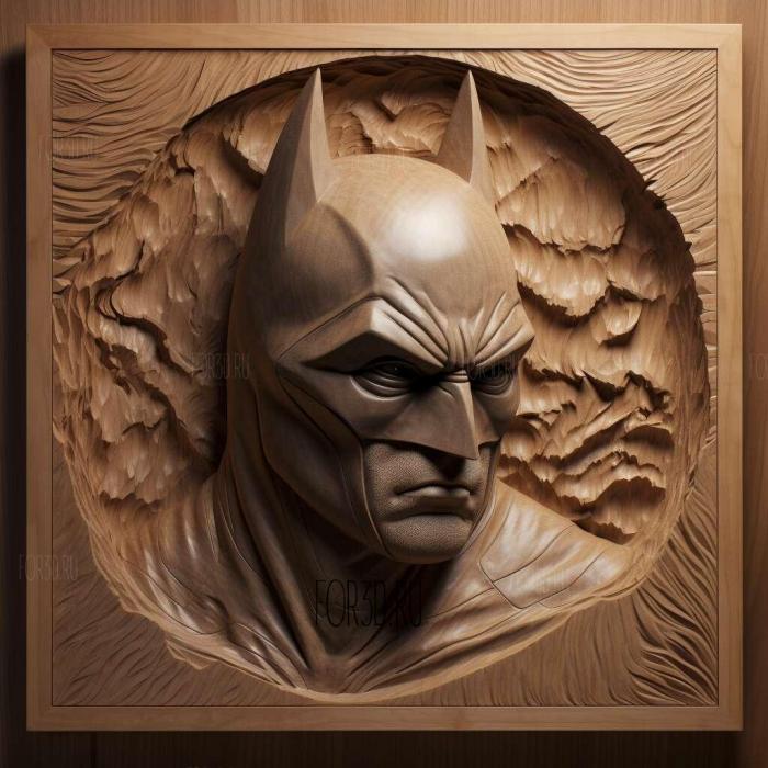 Batman BatmanMichael Keaton 2 stl model for CNC