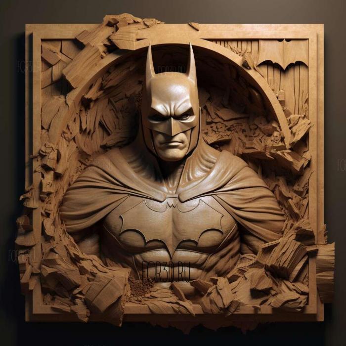 Batman BatmanMichael Keaton 3 stl model for CNC