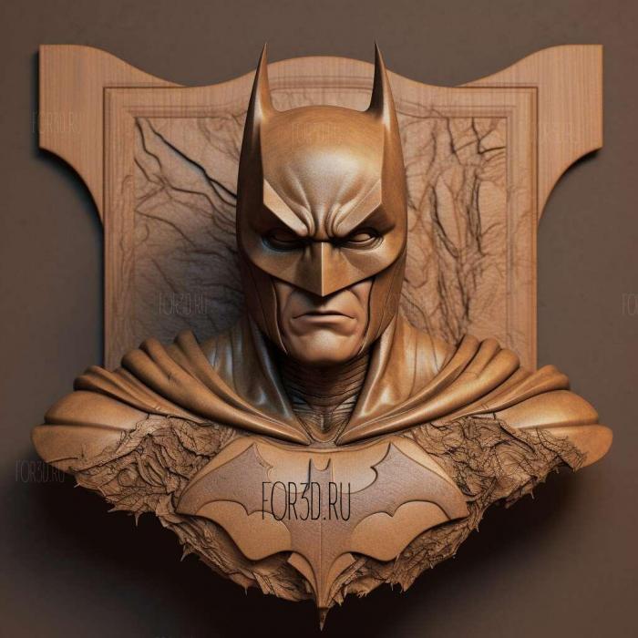 Batman BatmanMichael Keaton 4 stl model for CNC