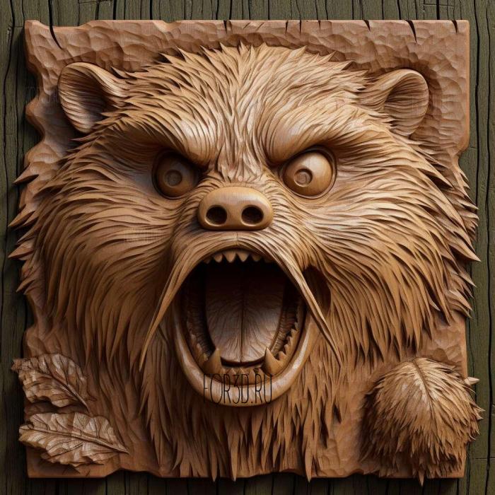 stl The Angry Beavers series 2 3d stl модель для ЧПУ