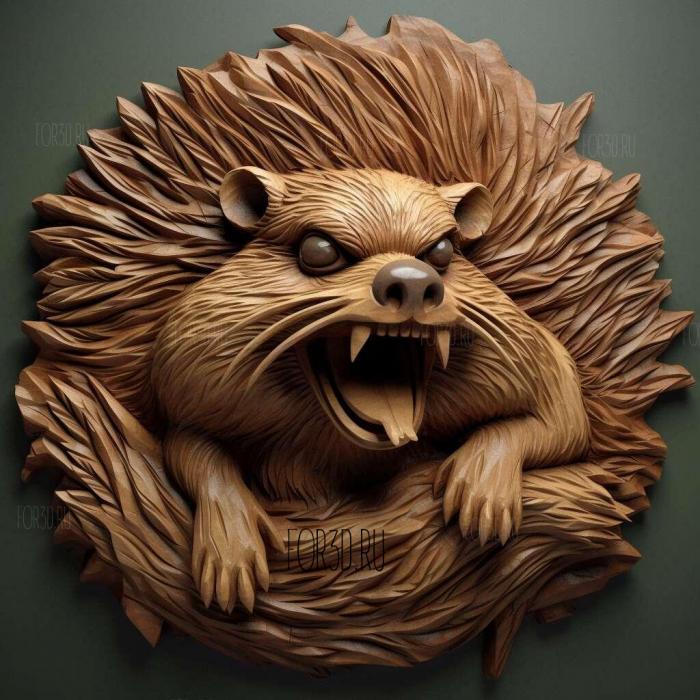 stl The Angry Beavers series 3 stl model for CNC