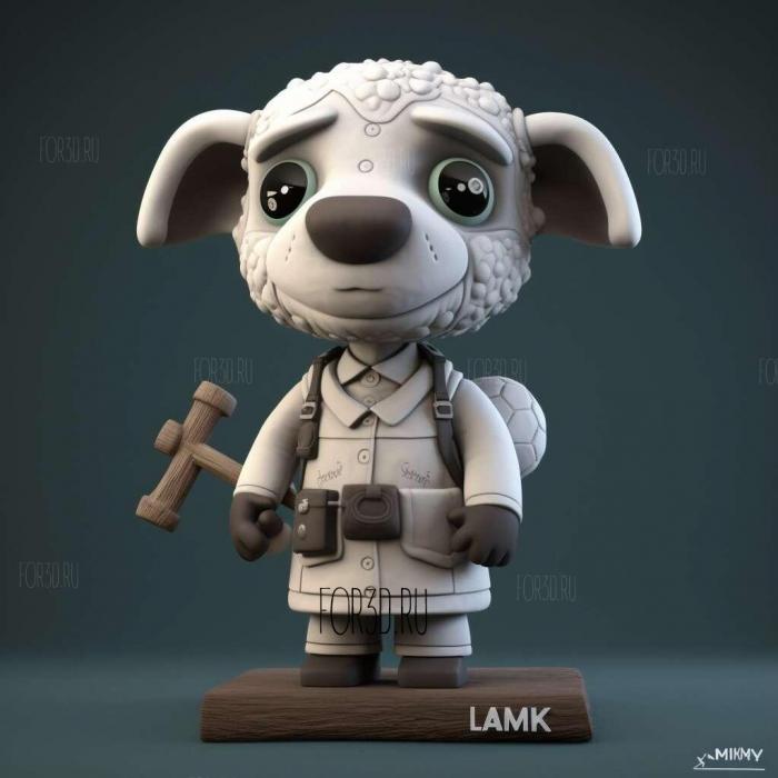 Lammy from Doctor Plush 1 stl model for CNC