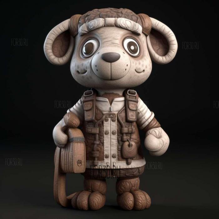 Lammy from Doctor Plush 3 stl model for CNC