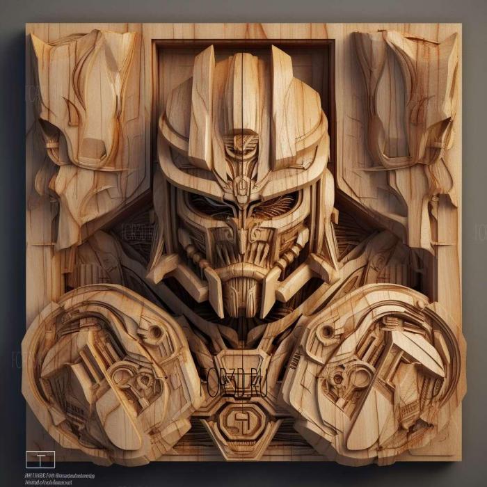 Transformers Universe 3 stl model for CNC