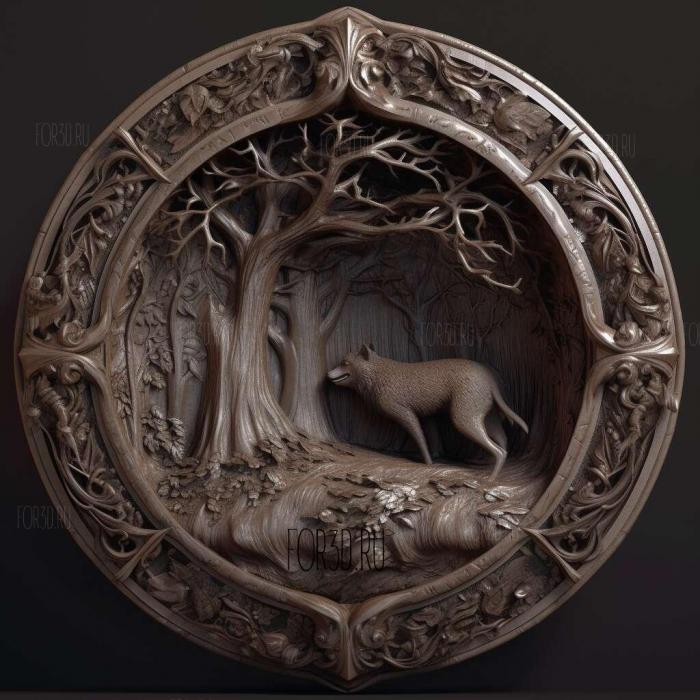 Shadow and Bone TV series 3 stl model for CNC