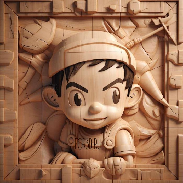 Astroboy FROM AstroboyTetsuwan Atomu 2 stl model for CNC