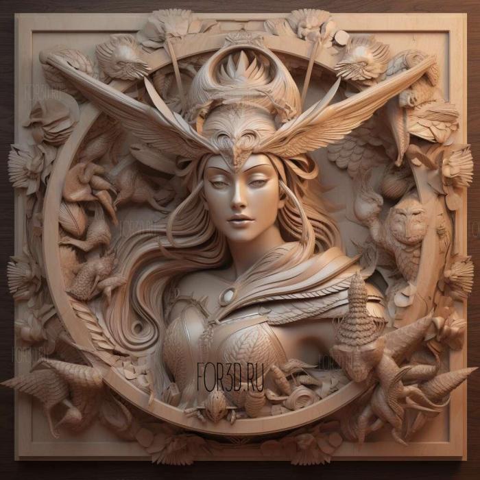 She Ra and the Princesses of Power series 4 stl model for CNC