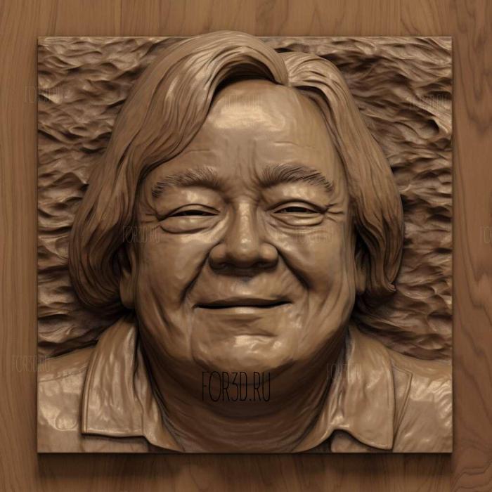 st Annie Wilkes MiseryKathy Bates 1 stl model for CNC