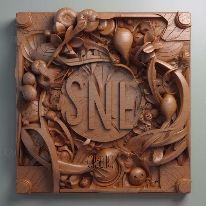 Shake It Up TV series 3 stl model for CNC