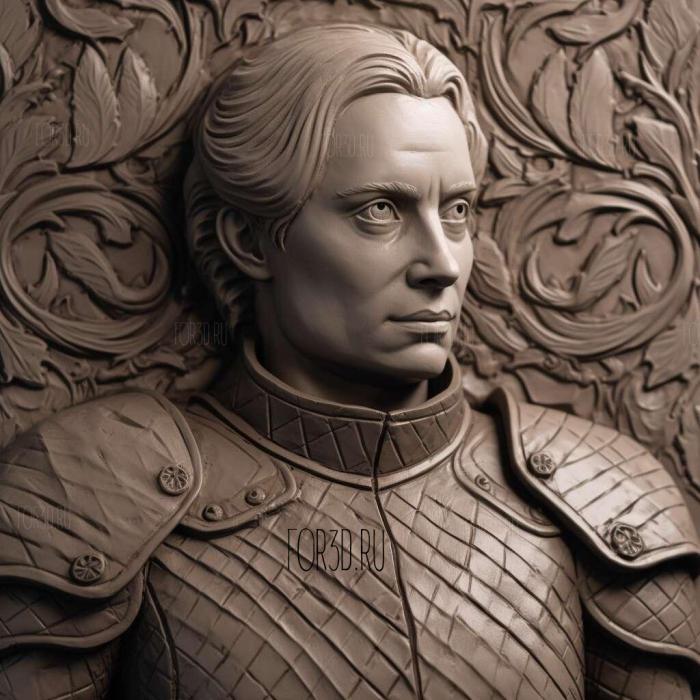 Brienne of Tarth game of thrones 3 stl model for CNC