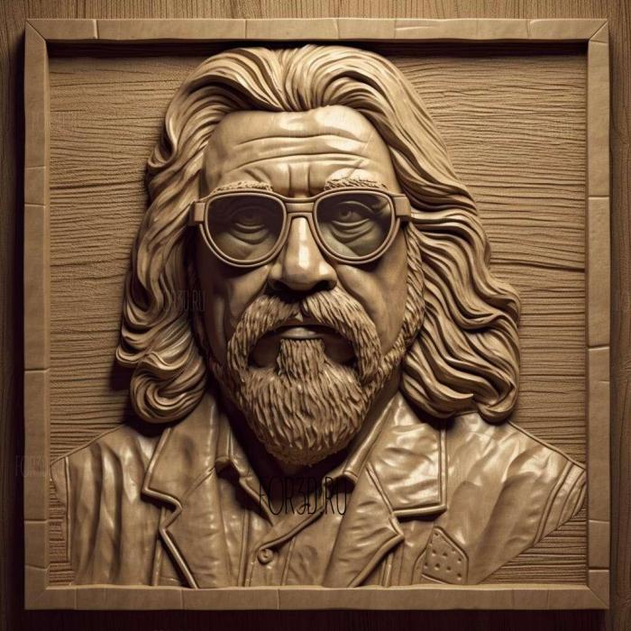 stl The Big Lebowski movie 2 stl model for CNC