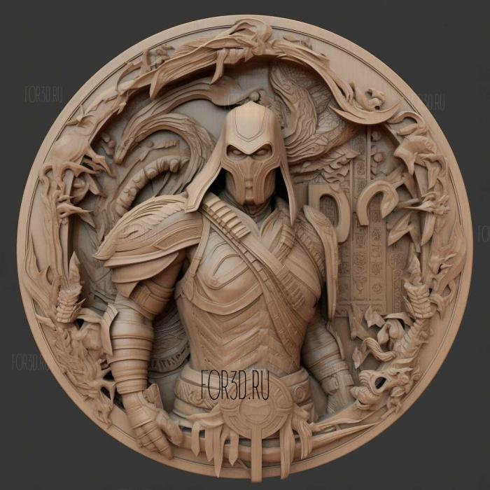 сент - Мортал Комбат 11 1 3d stl модель для ЧПУ
