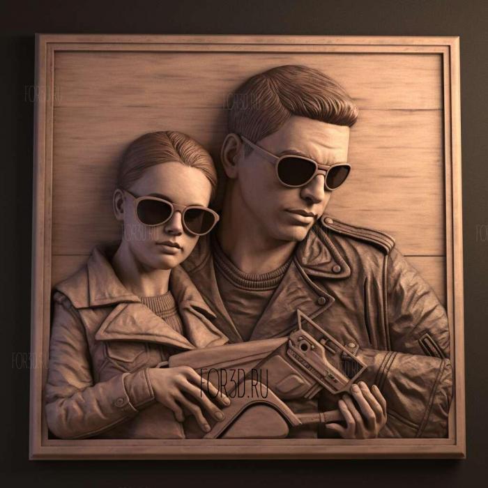 Baby Driver movie 2 stl model for CNC