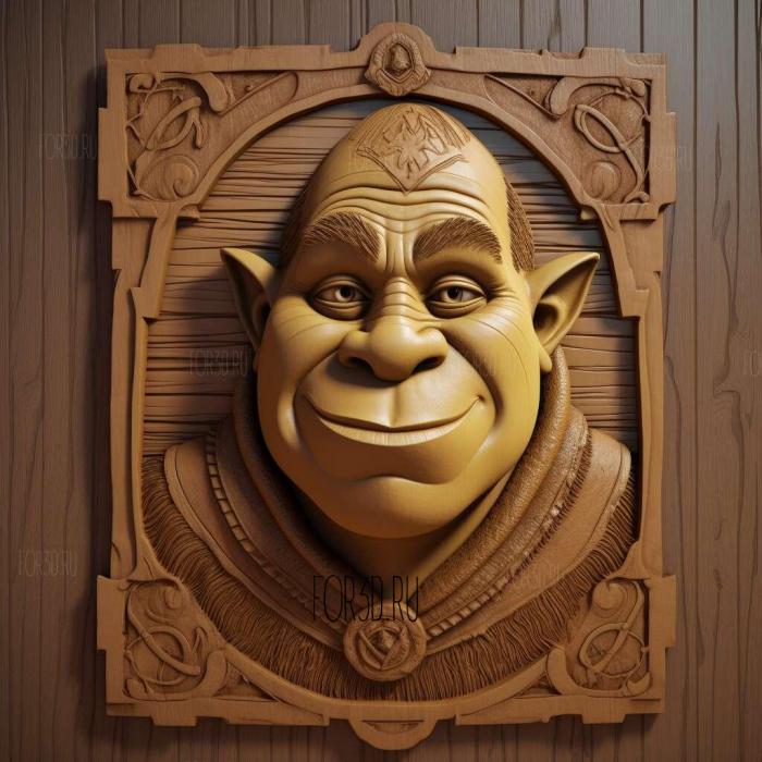 Shrek Forever After movie 2 3d stl модель для ЧПУ