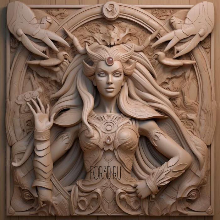 She Ra and the Princesses of Power TV series 2 stl model for CNC