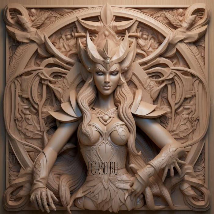 She Ra and the Princesses of Power TV series 3 stl model for CNC