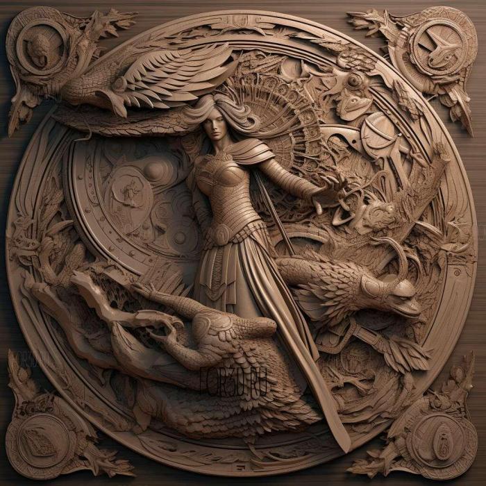 Герои Возрождаются серия 3 3d stl модель для ЧПУ