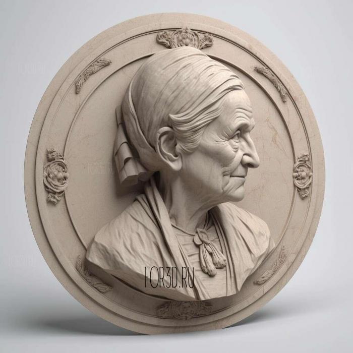 Mrs Danvers Rebecca Judith Anderson 3 stl model for CNC