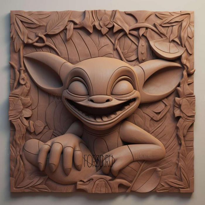 Lilo Stitch The Series TV series 2 stl model for CNC