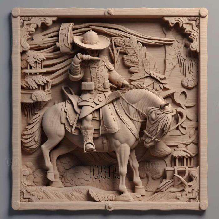 st Musashi Toy Story 3 stl model for CNC