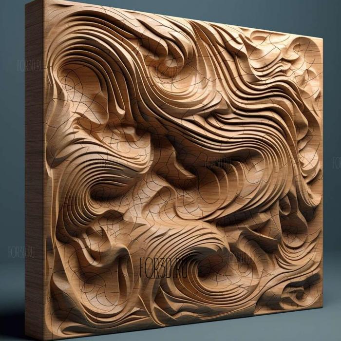 stl Surface series 3 stl model for CNC