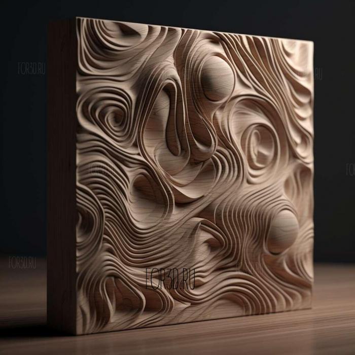 stl Surface series 4 stl model for CNC