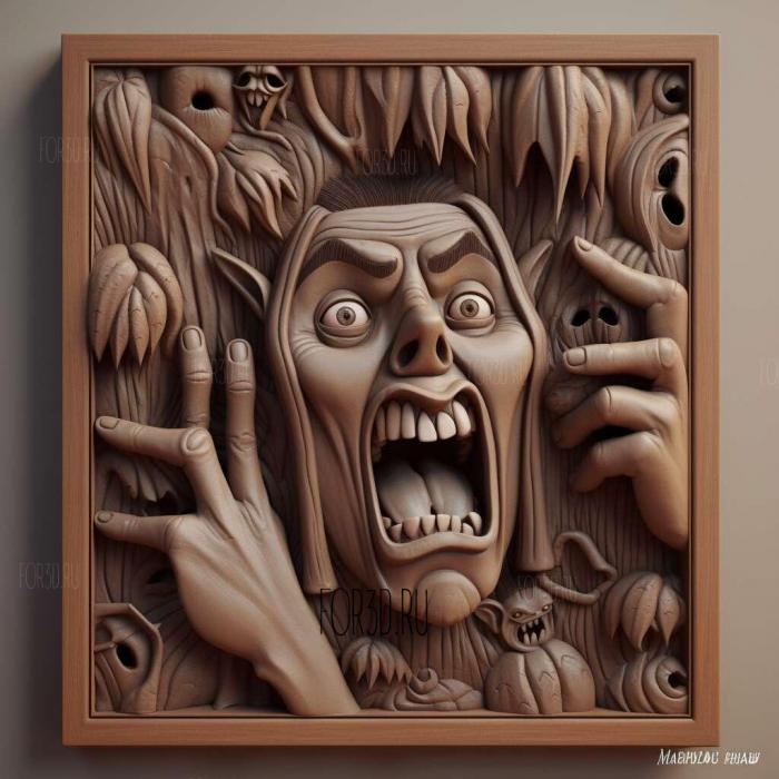 Hotel Transylvania series 3 stl model for CNC