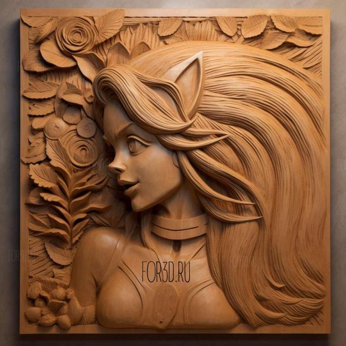 st Amy ose from Sonic the Hedgehog 3 stl model for CNC