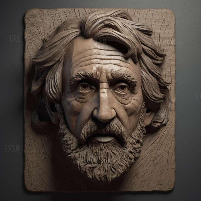 Frank Serpico Serpico Al Pacino 4 stl model for CNC