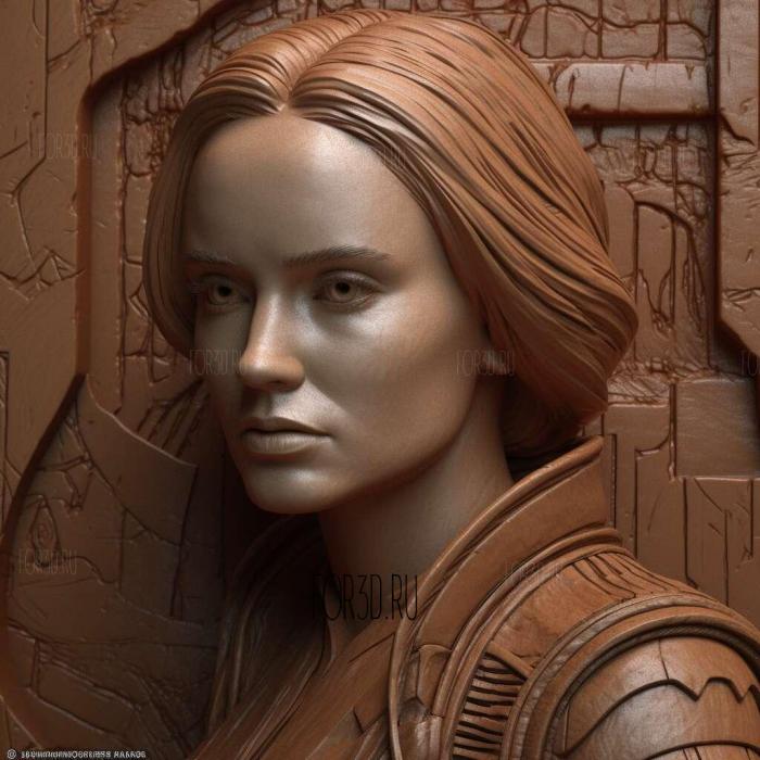 Nebula Avengers Finale actress Karen Gillian 3 stl model for CNC