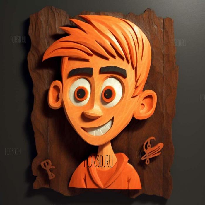 st Amber McLane Danny Phantom 1 stl model for CNC