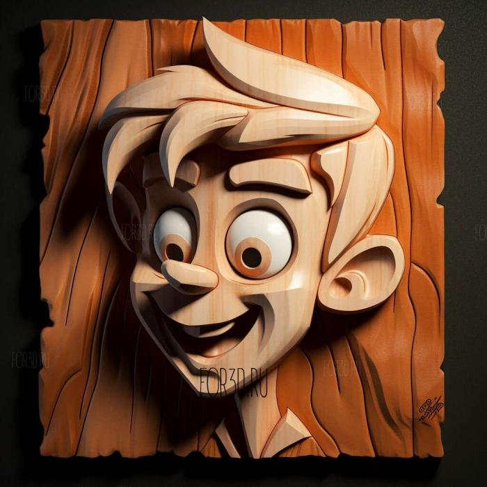 st Amber McLane Danny Phantom 2 stl model for CNC