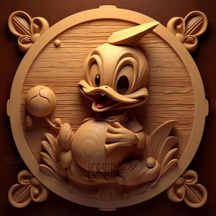 Tweety from Looney Tunes 1 stl model for CNC