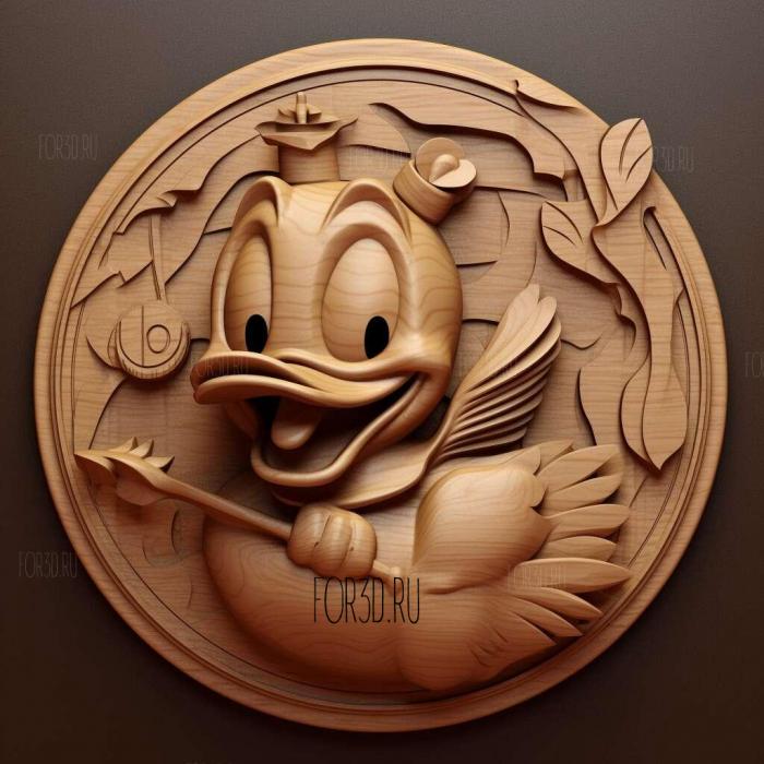 Tweety from Looney Tunes 2 stl model for CNC