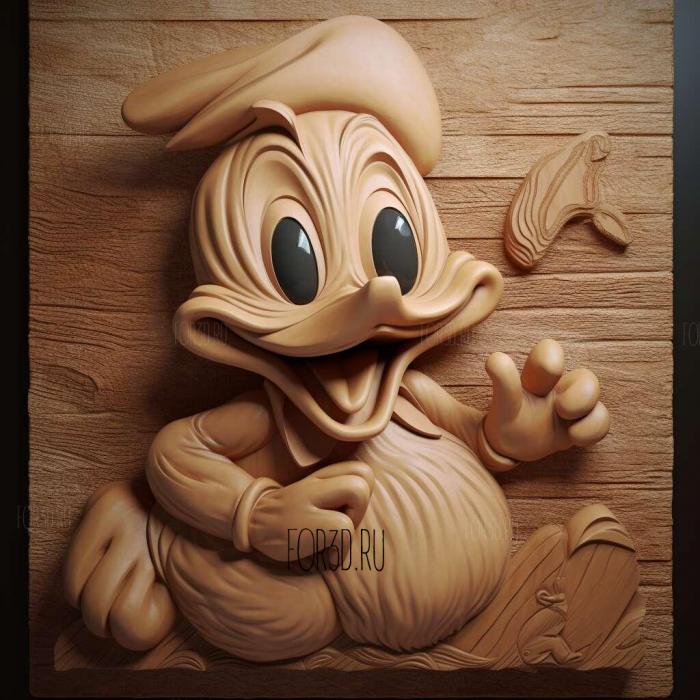 Tweety from Looney Tunes 4 stl model for CNC