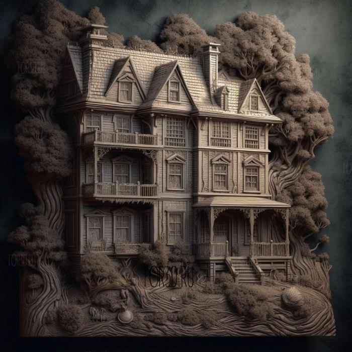 stl The Haunting of Hill House series 3 stl model for CNC