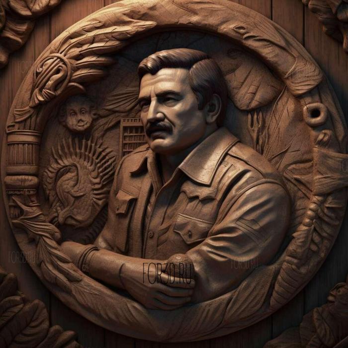 Narcos TV series 1 stl model for CNC