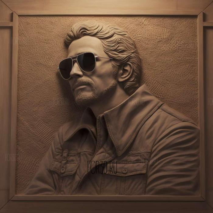 Narcos TV series 4 stl model for CNC