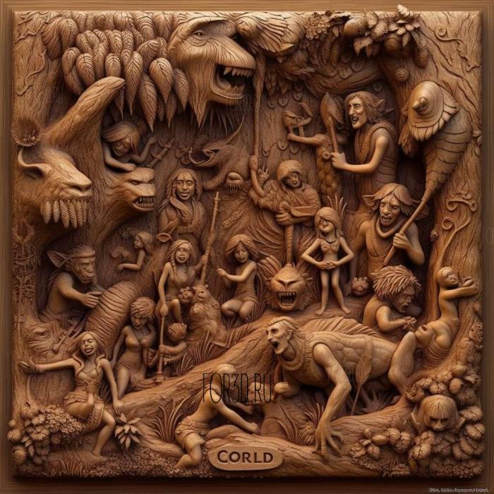 stl The Croods movie 2 stl model for CNC