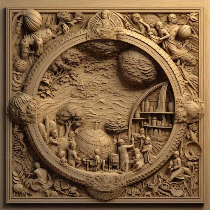 stl The Day when the Earth stopped movie 4 stl model for CNC