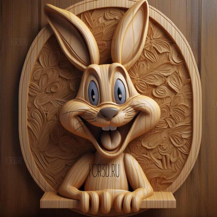 Lola Bunny Looney Tunes 3 3d stl модель для ЧПУ