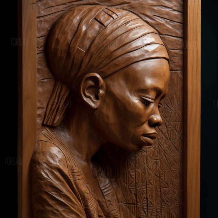 stl Troubled Circumstances Tsitsi Dangarembga 1988 2 stl model for CNC